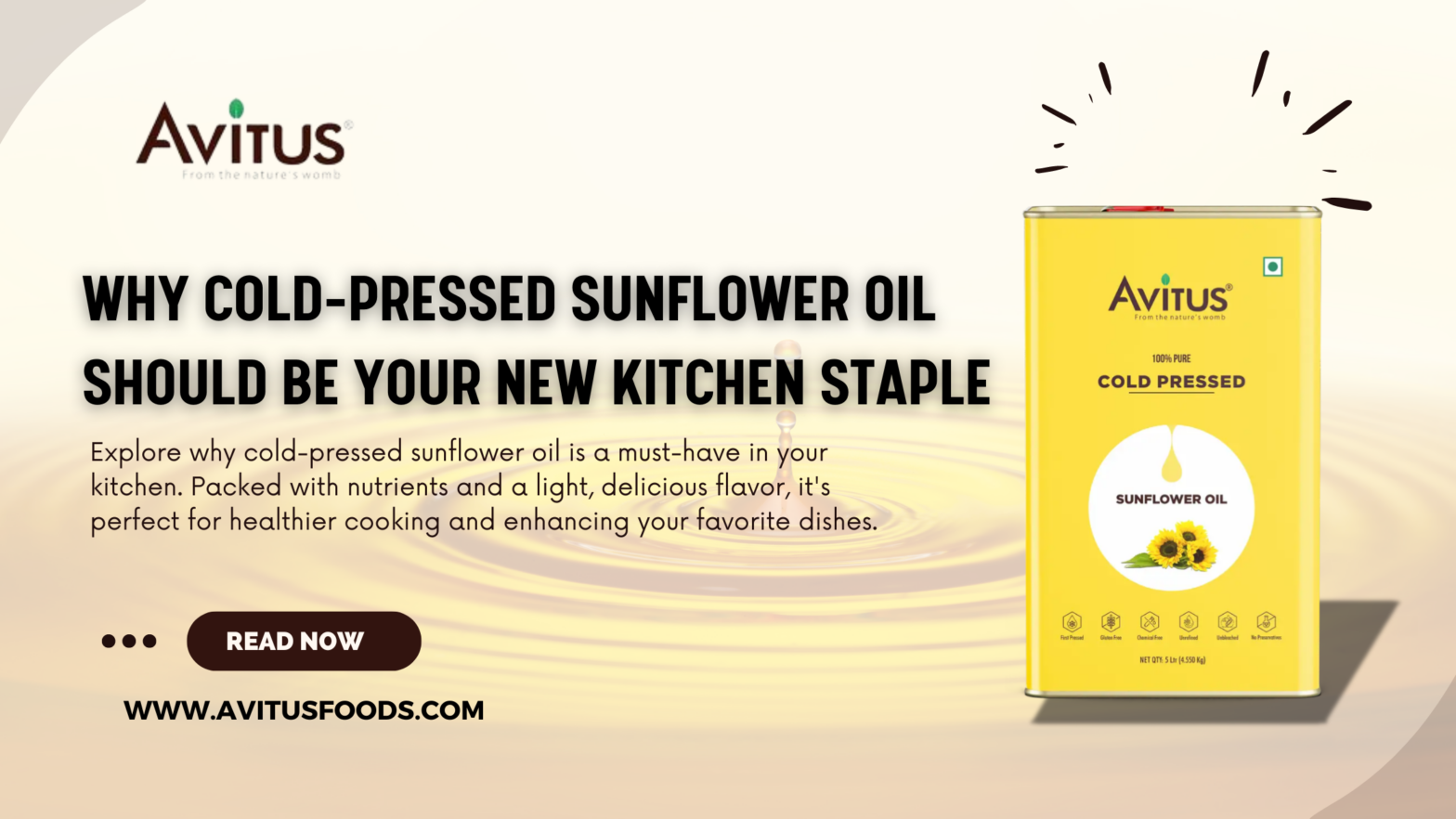 Why Cold-Pressed Sunflower Oil Should Be Your New Kitchen Staple